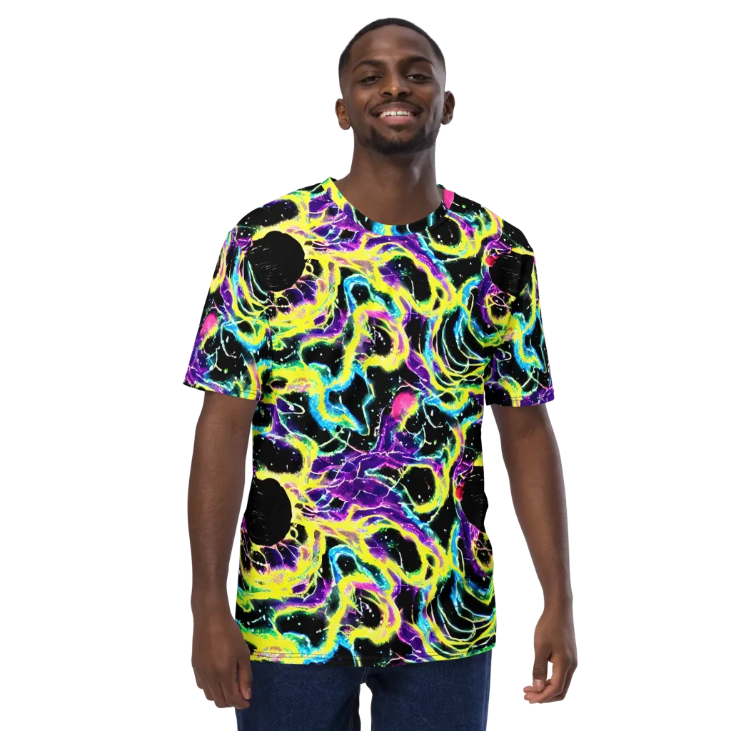 Electroflora on Men's Crew Neck T-Shirt — Front