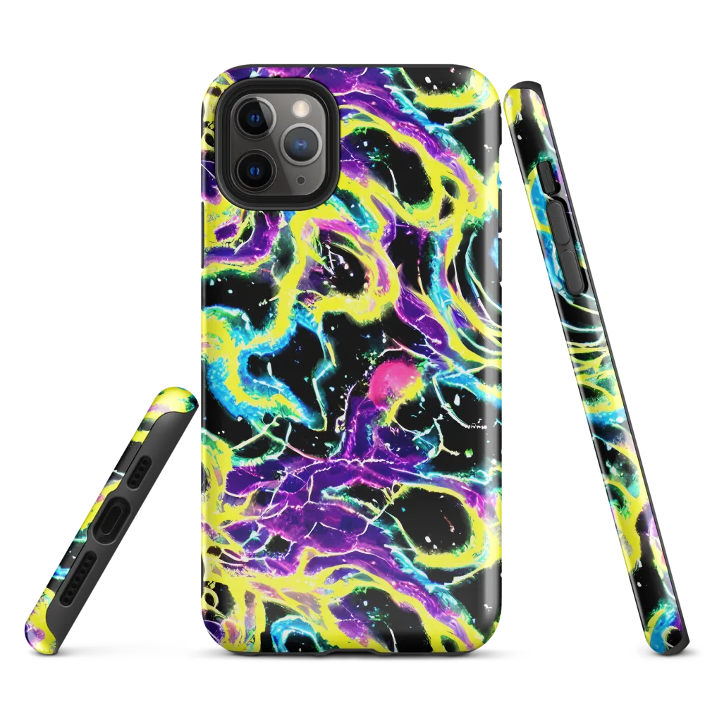 Electroflora on Tough Case for iPhone® — Front