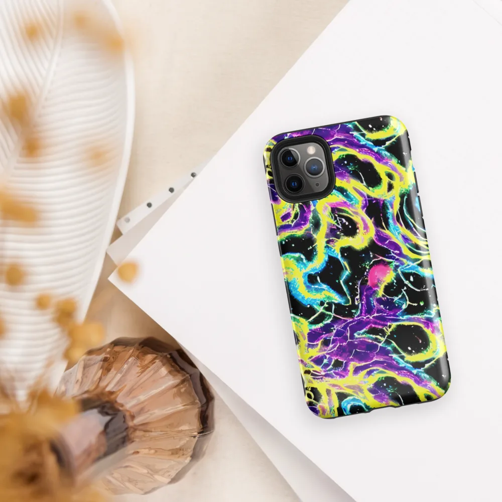 Electroflora on Tough Case for iPhone® — Front