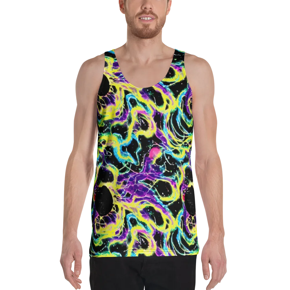 Electroflora on Men's Tank Top — Front
