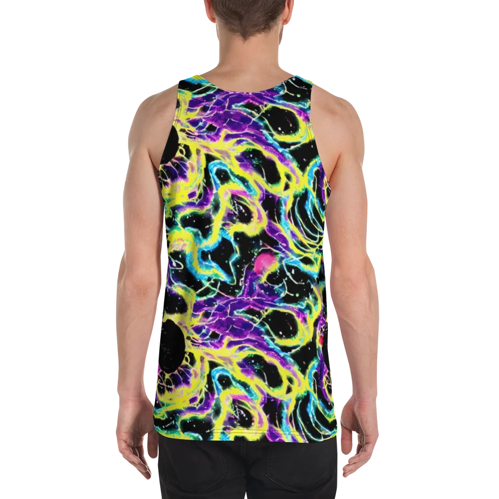 Electroflora on Men's Tank Top — Back