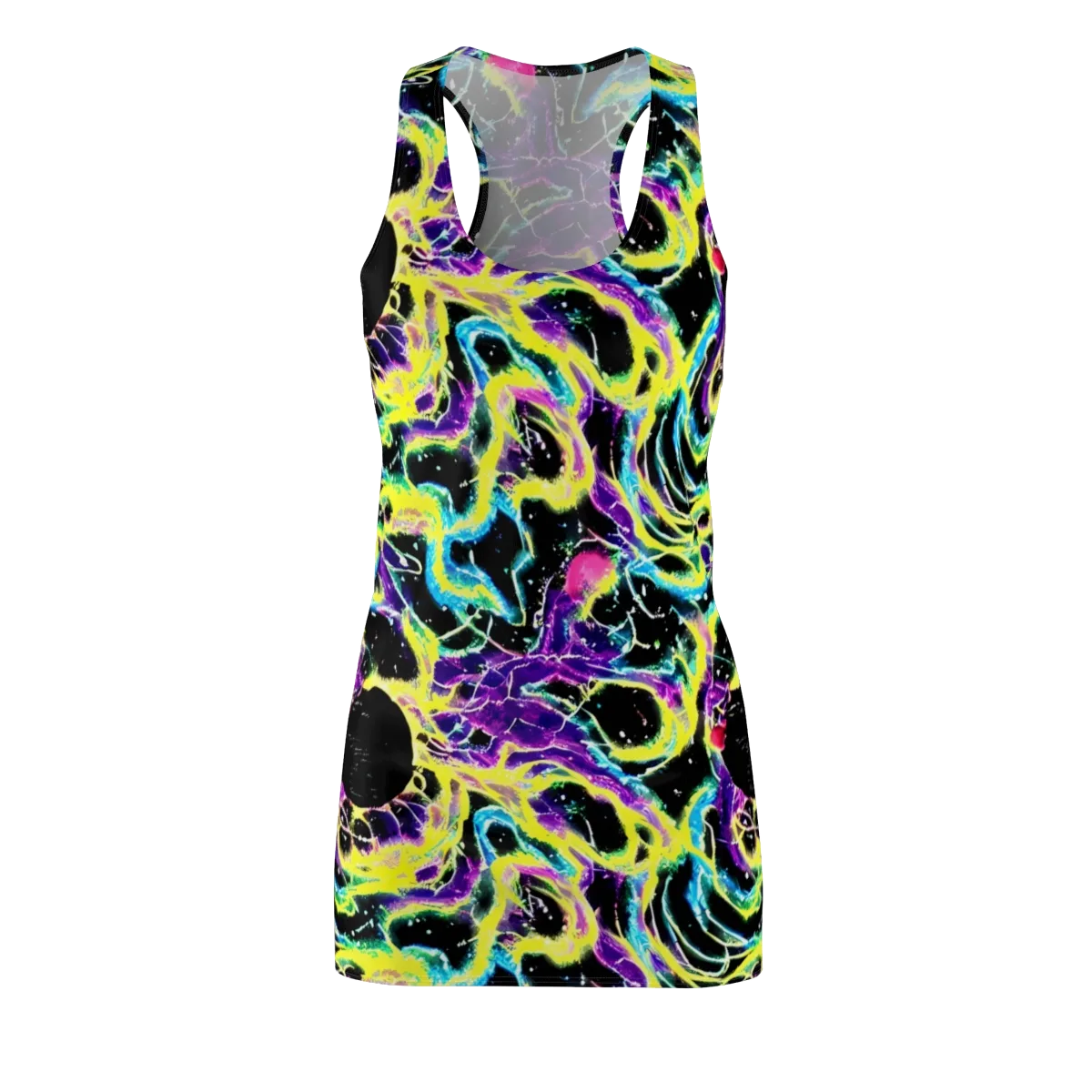 Electroflora on Racerback Dress — Front
