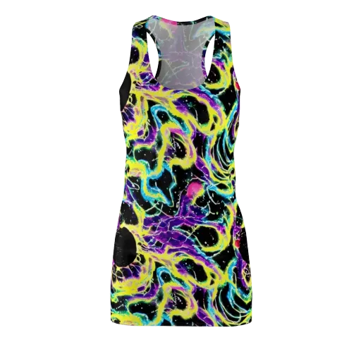 Electroflora on a Racerback Dress