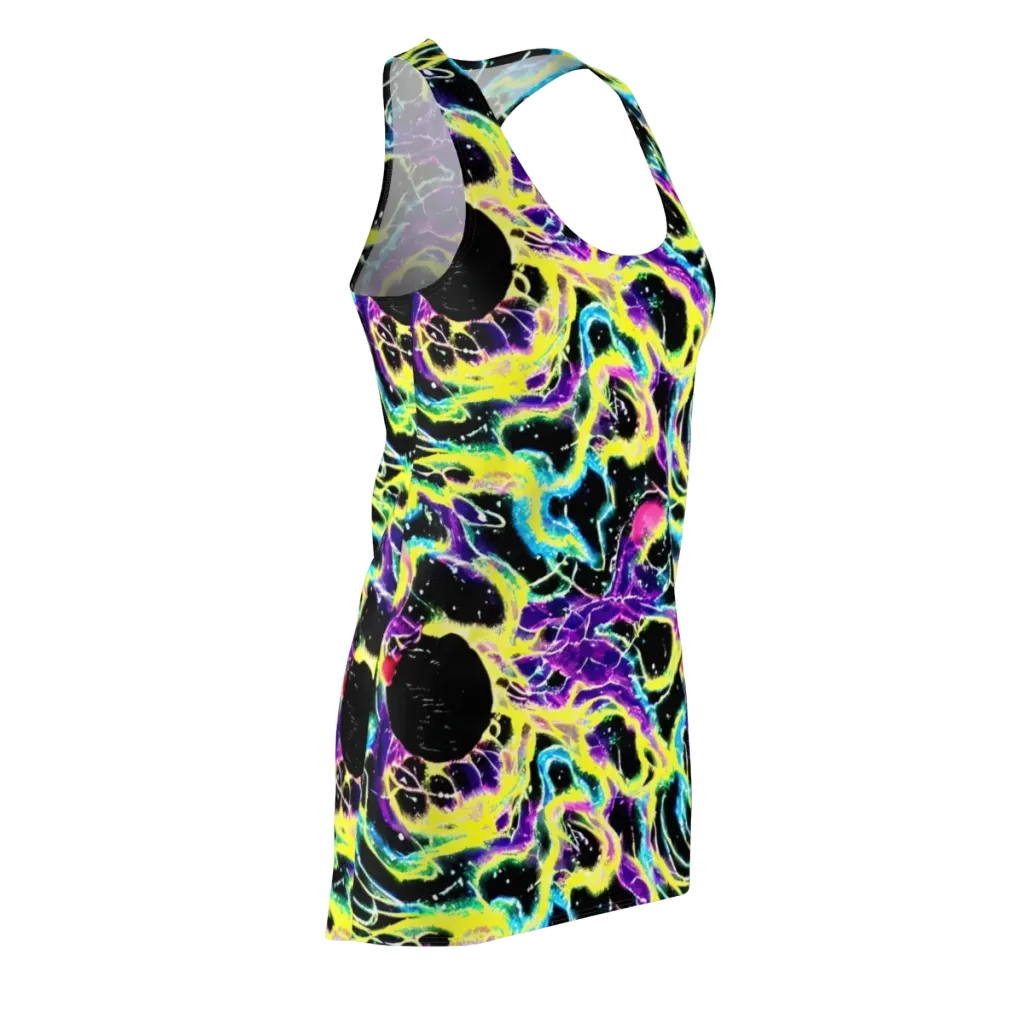 Electroflora on Racerback Dress — Front Side