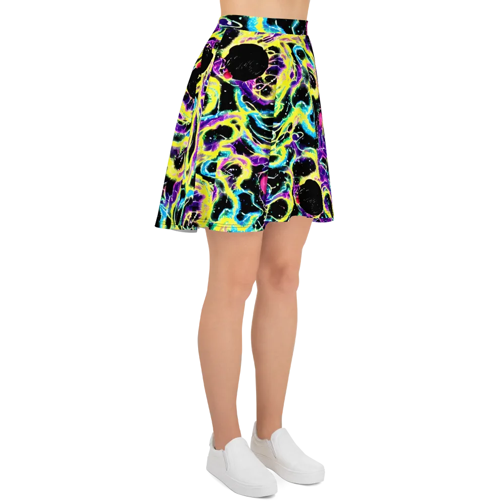 Electroflora on Skater Skirt — Right