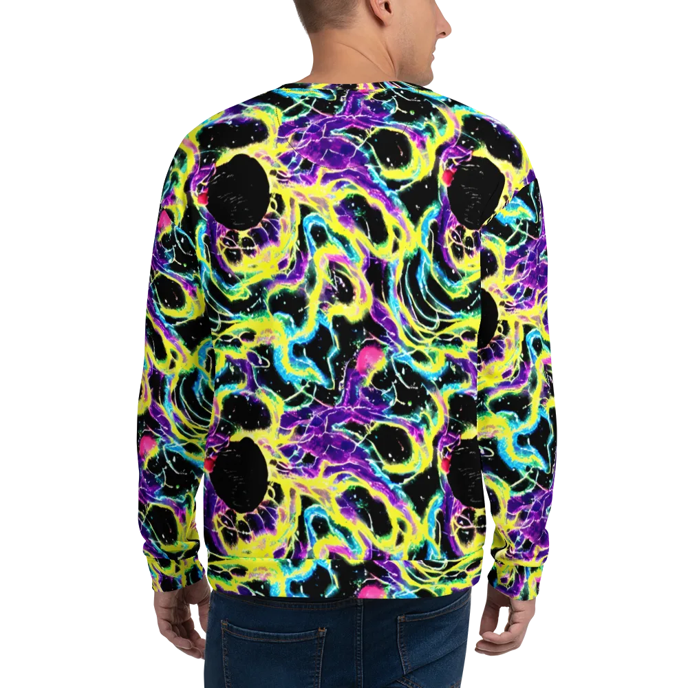 Electroflora on Sweatshirt — Back