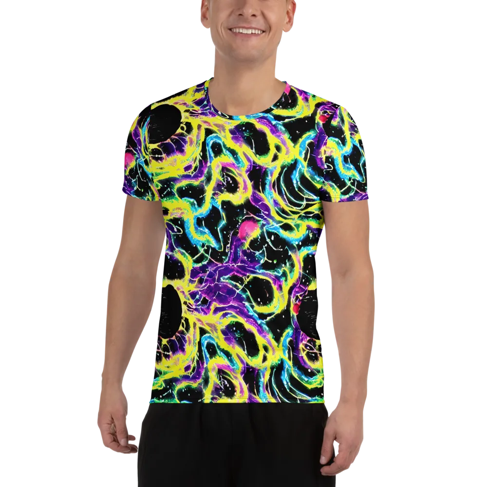 Electroflora on Men's Athletic T-Shirt — Front