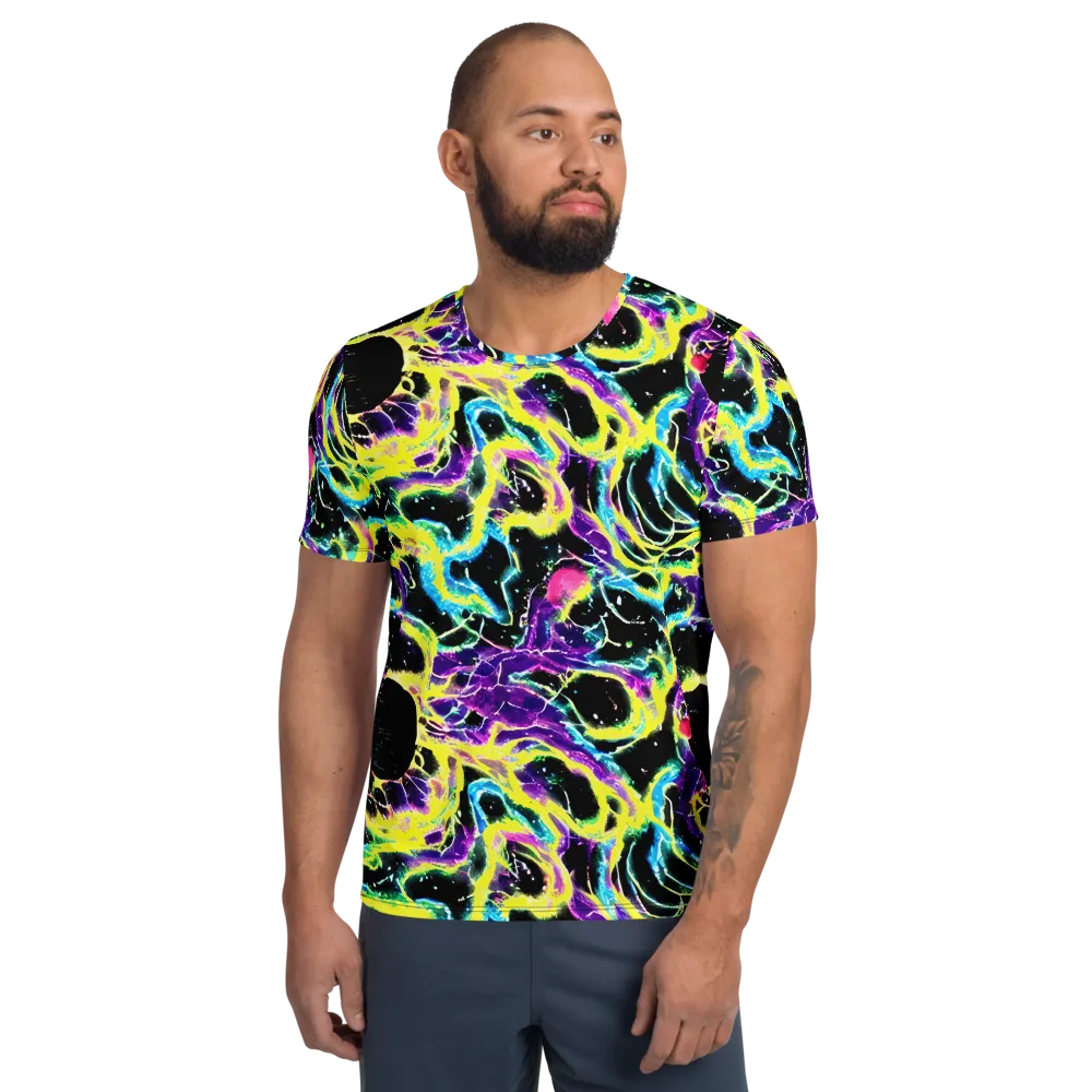 Electroflora on Men's Athletic T-Shirt — Front