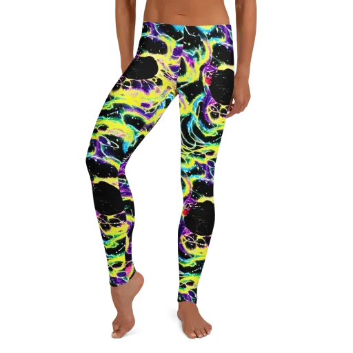 Electroflora on a Leggings
