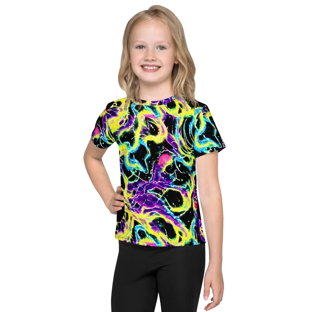 Electroflora on Kids Crew Neck T-Shirt — Front