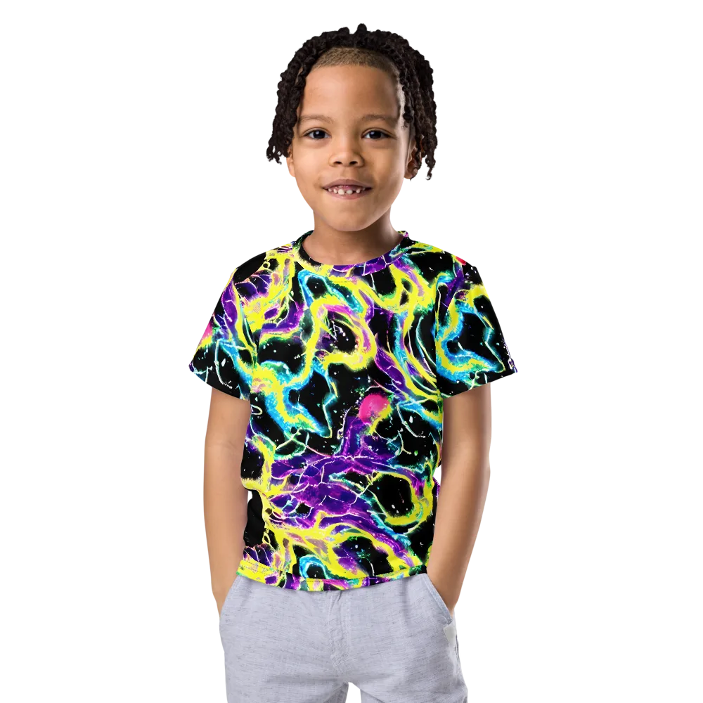 Electroflora on Kids Crew Neck T-Shirt — Front