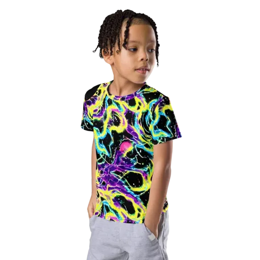Electroflora on a Kids Crew Neck T-Shirt