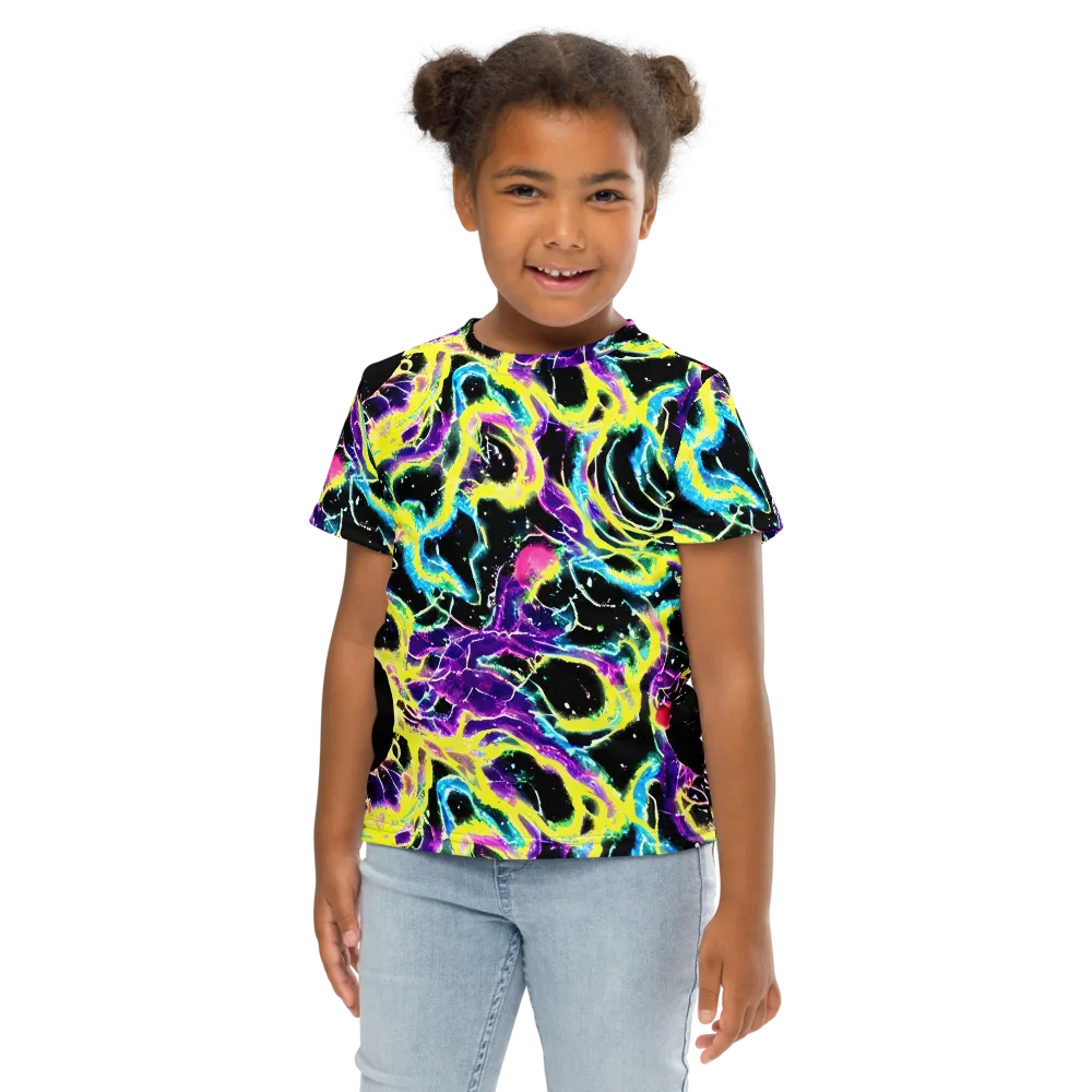 Electroflora on Kids Crew Neck T-Shirt — Front