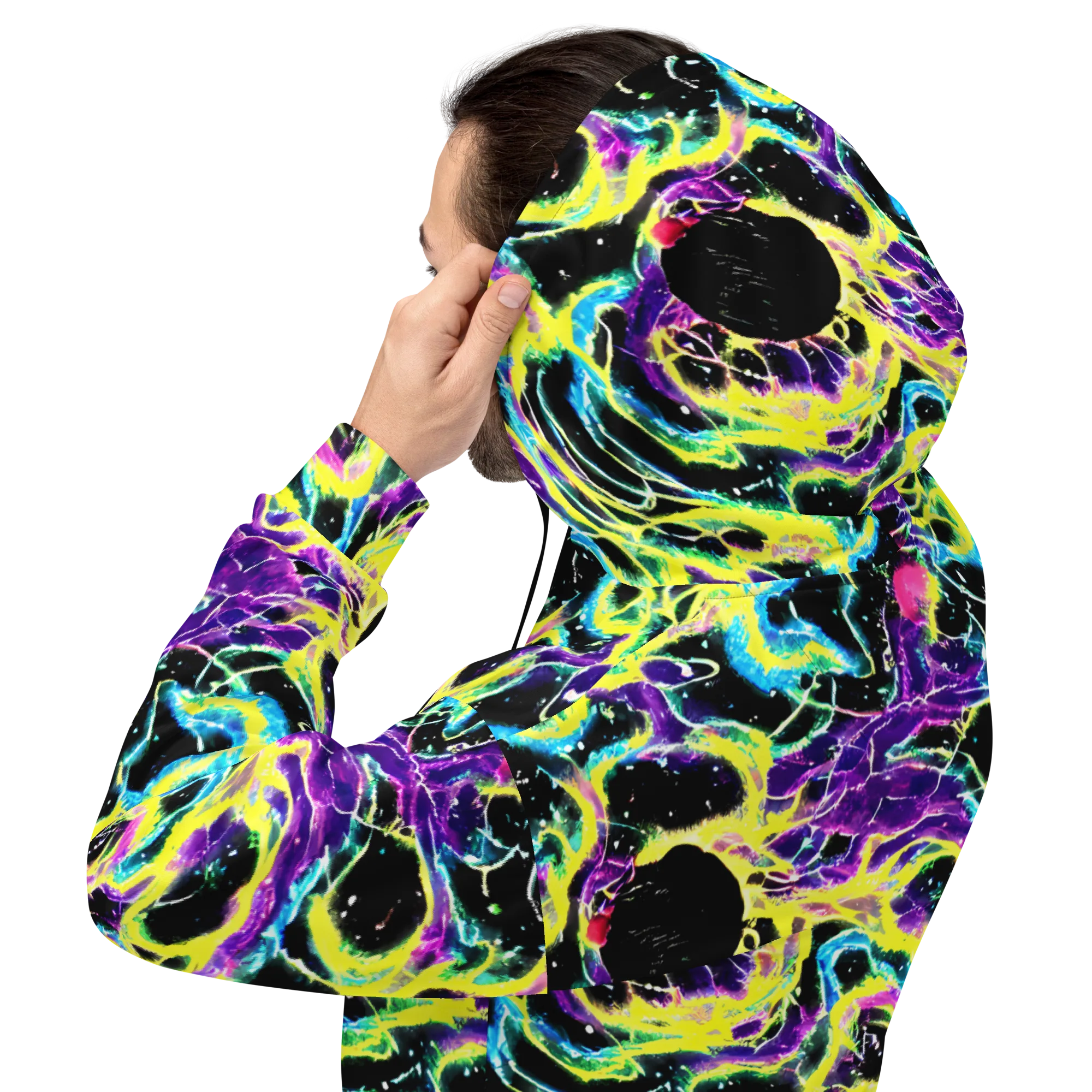 Electroflora on Hoodie — Back