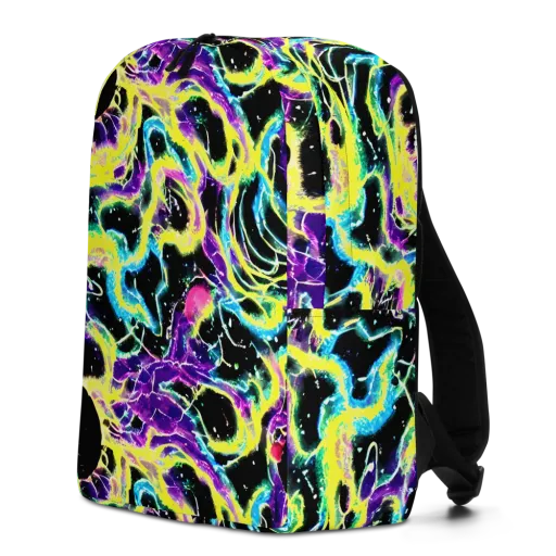 Electroflora on a Minimalist Backpack