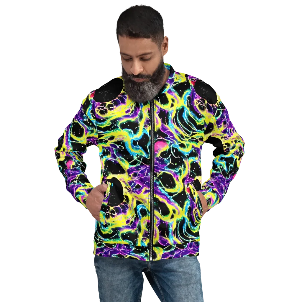 Electroflora on Bomber Jacket — Front