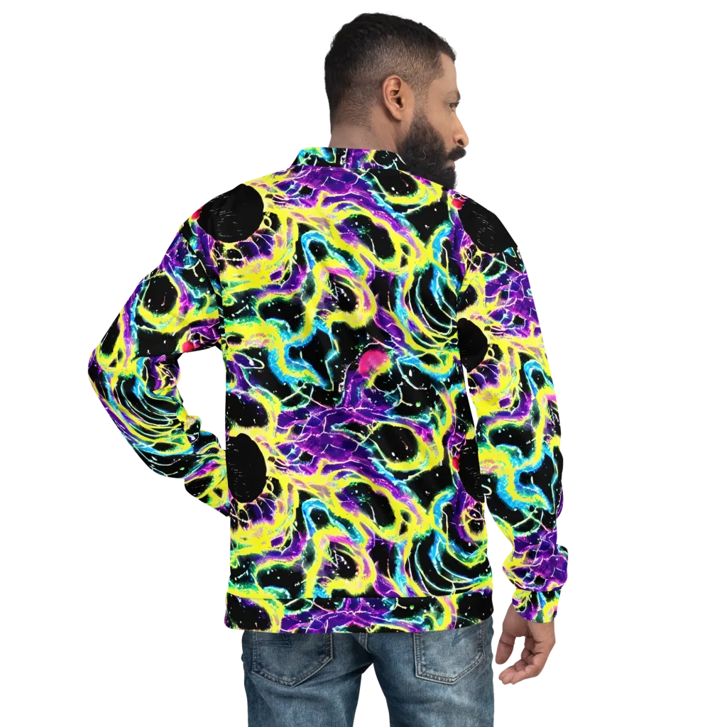 Electroflora on Bomber Jacket — Back