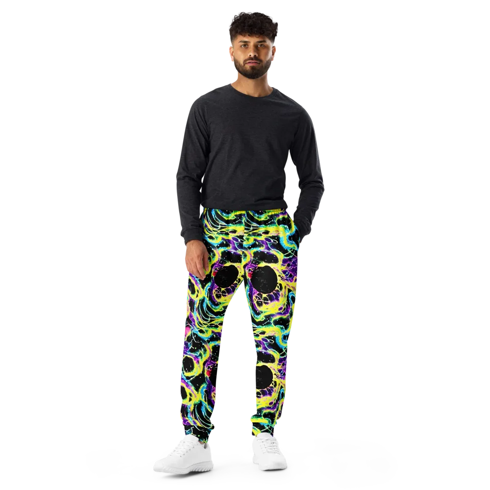 Electroflora on Men's Joggers — Front