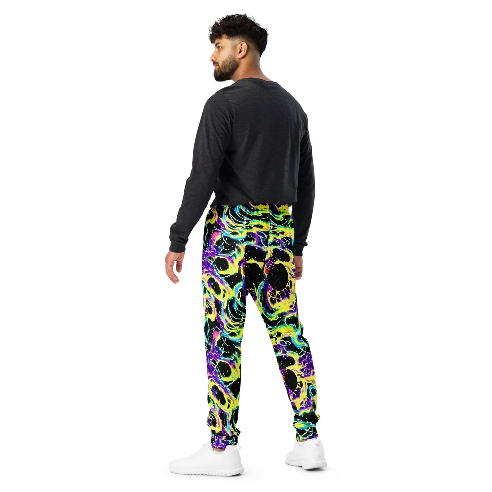 Electroflora on Men's Joggers — Back