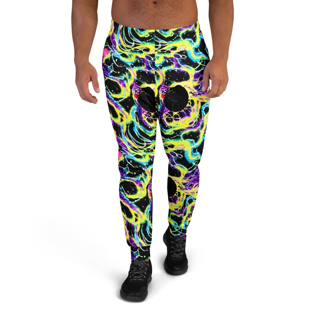 Electroflora on Men's Joggers — Front
