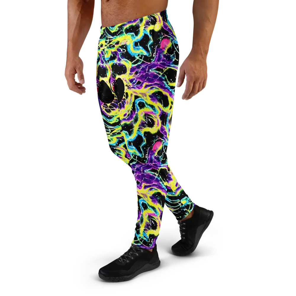 Electroflora on Men's Joggers — Left
