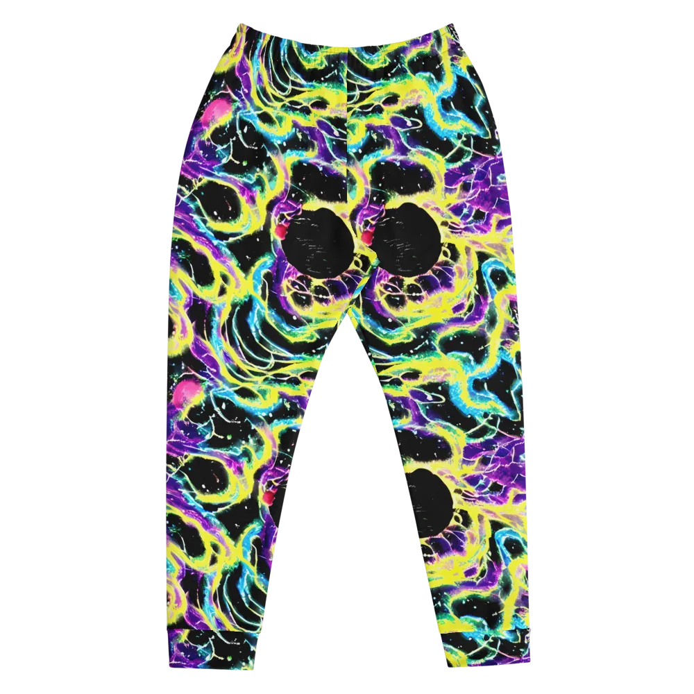 Electroflora on Men's Joggers — Front