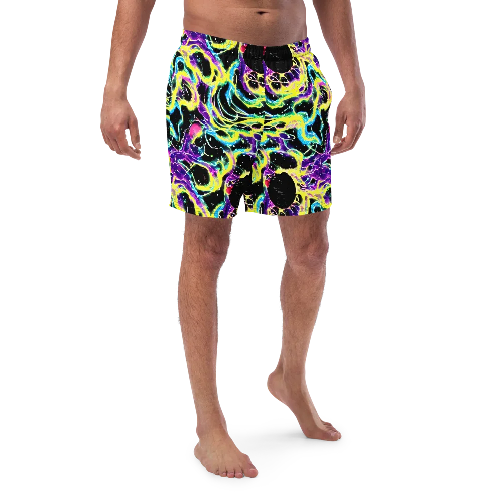 Electroflora on Swim Trunks — Front