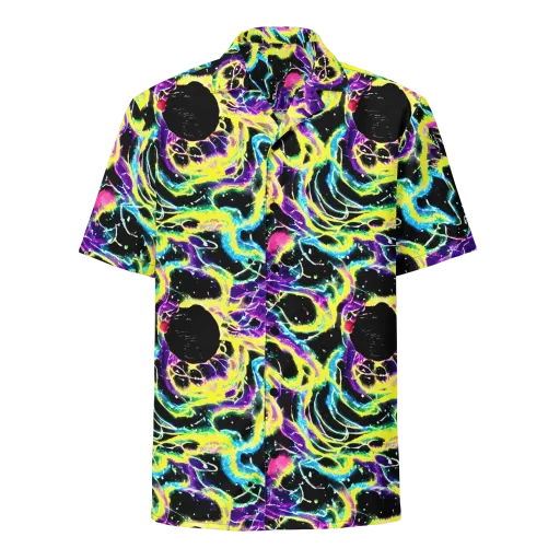 Electroflora on a Button Shirt