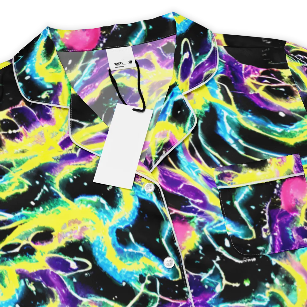 Electroflora on Women's Short Sleeve Pajama Top — Product details