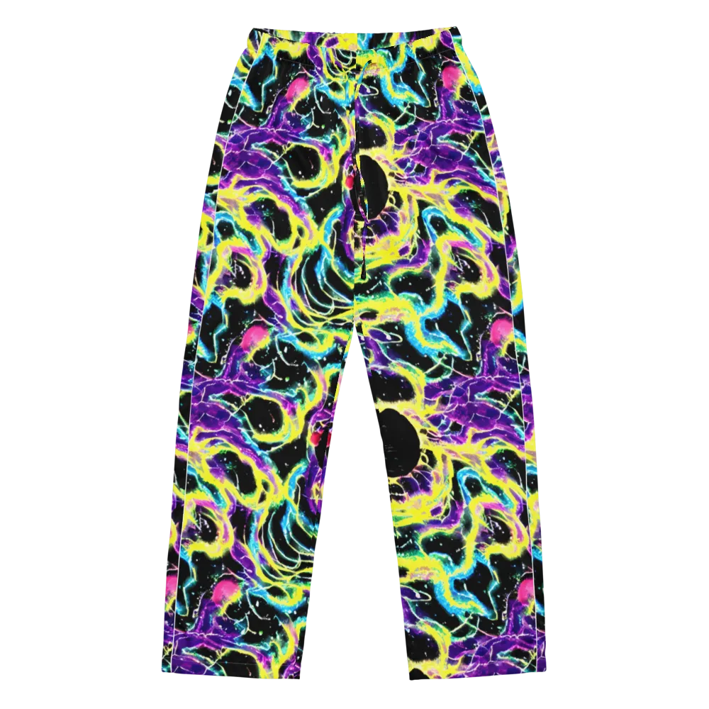 Electroflora on Women's Pajama Pants — Front