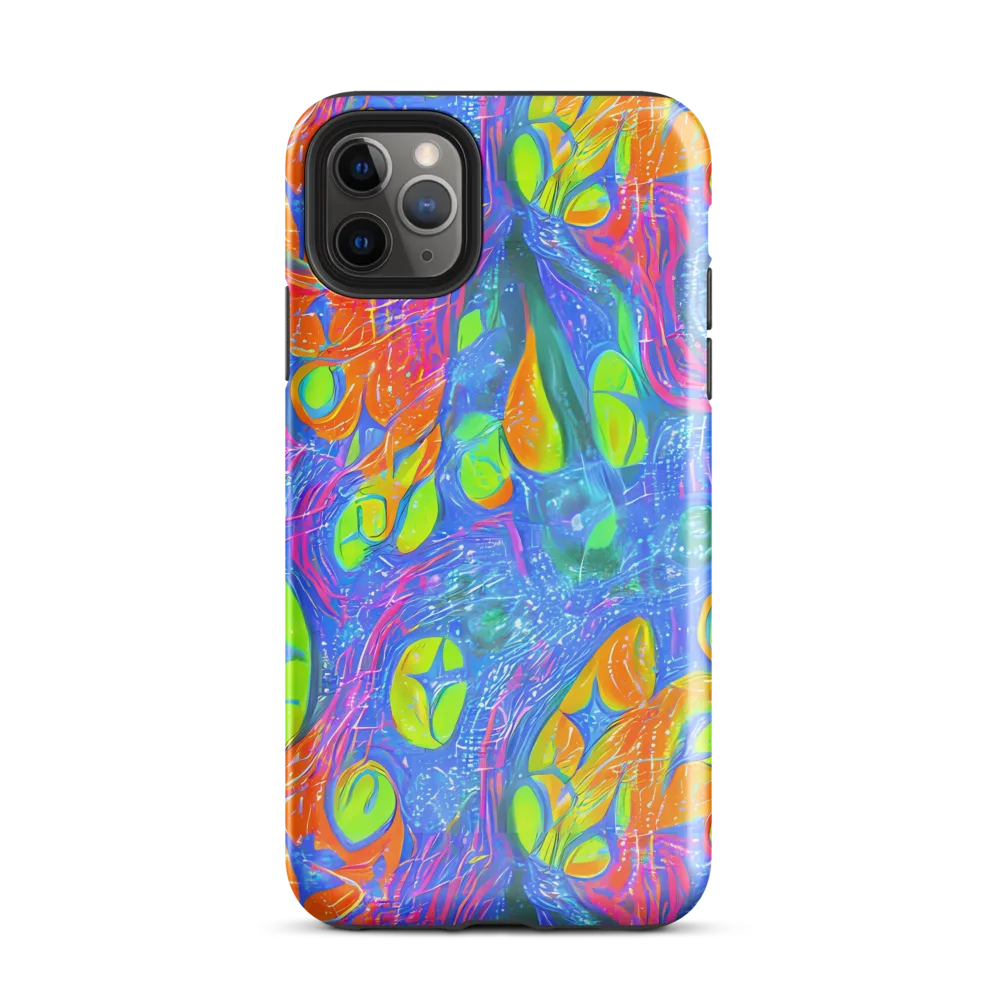 Pixelated Citrus on Tough Case for iPhone® — Front