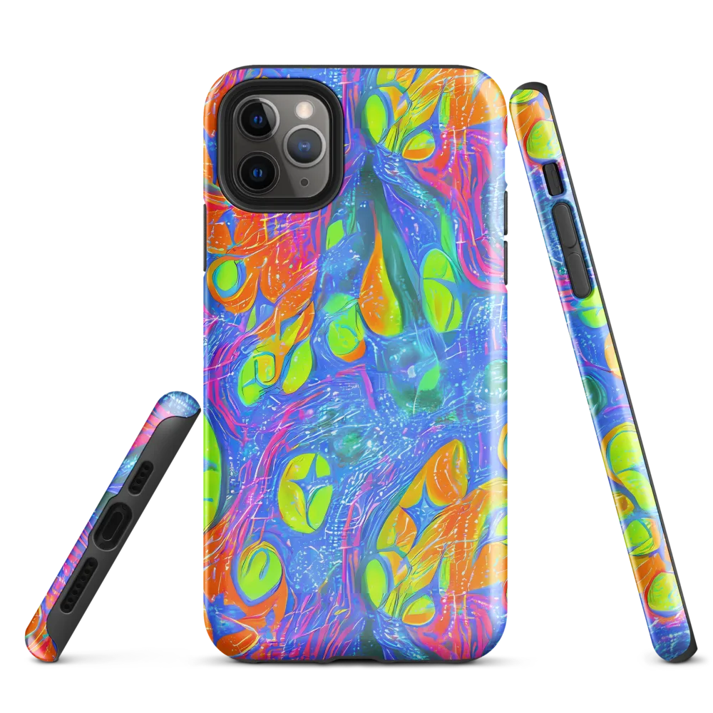 Pixelated Citrus on Tough Case for iPhone® — Front