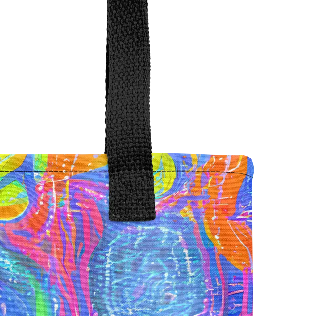 Pixelated Citrus on Tote Bag — Product details