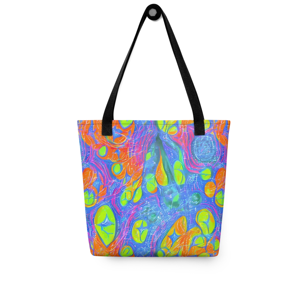 Pixelated Citrus on Tote Bag — Front