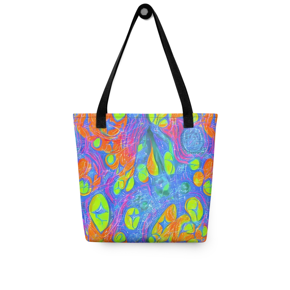 Pixelated Citrus on Tote Bag — Front