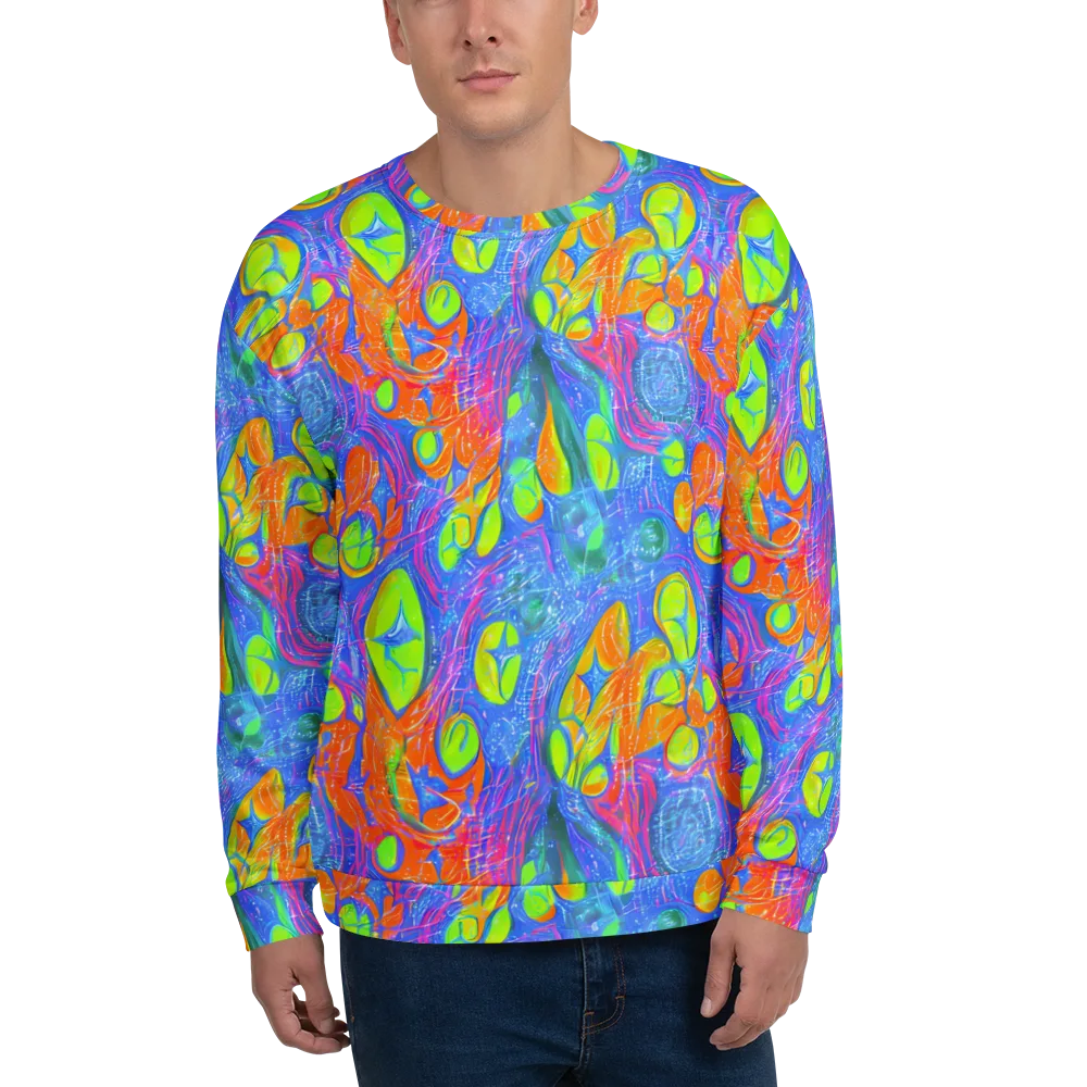 Pixelated Citrus on Sweatshirt — Front