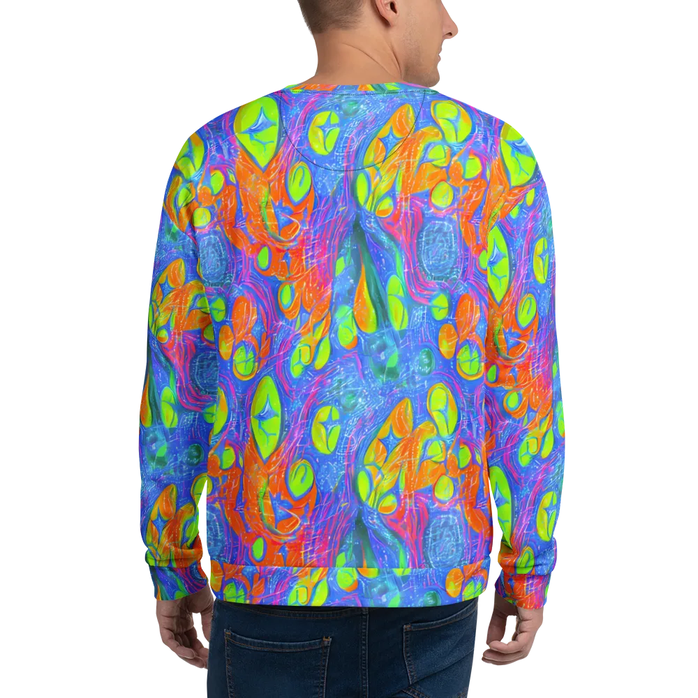 Pixelated Citrus on Sweatshirt — Back