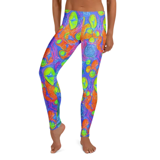 Pixelated Citrus on a Leggings