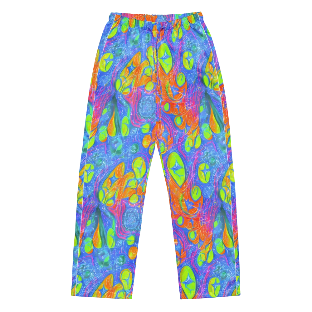 Pixelated Citrus on Women's Pajama Pants — Front