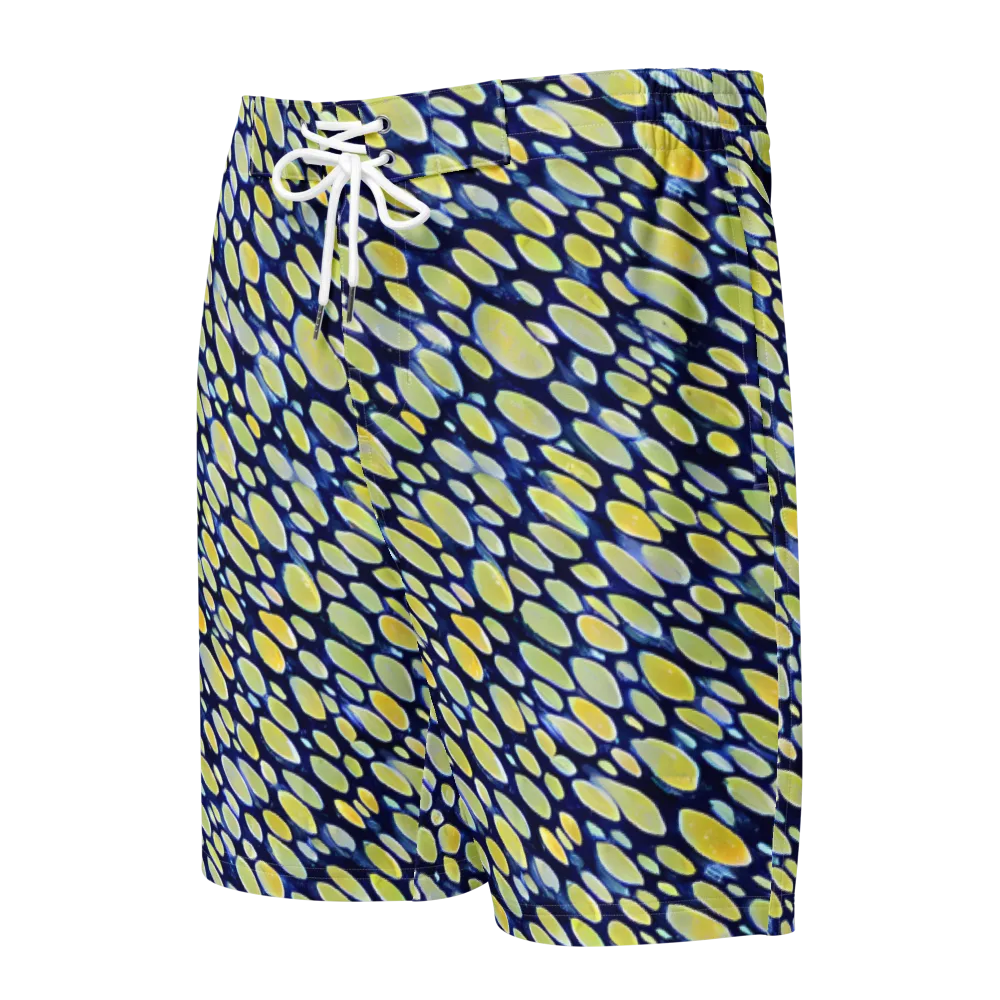 Midnight Citrine on Men's Board Shorts — Front