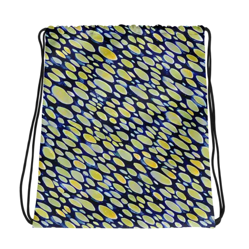 Midnight Citrine on a Drawstring Bag