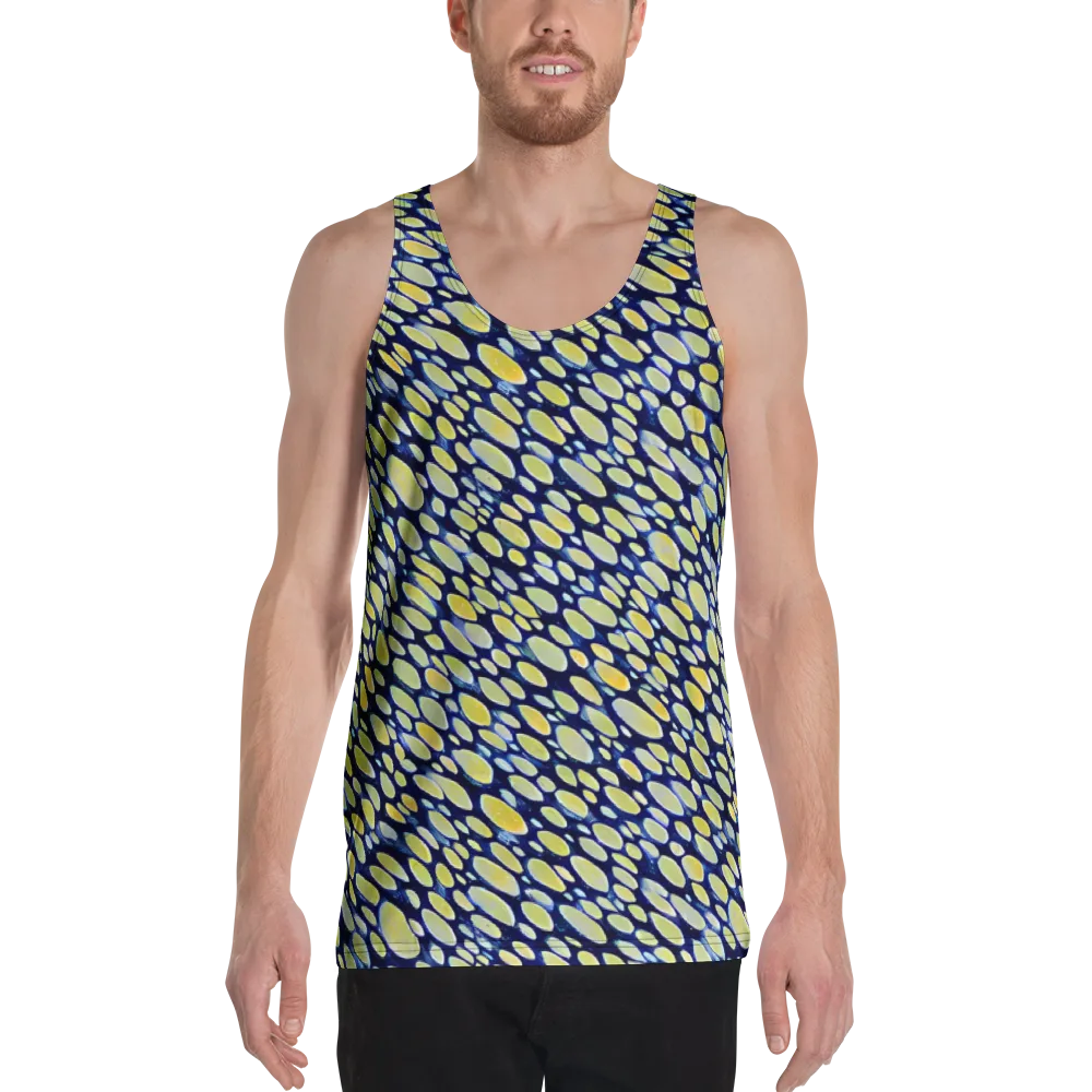 Midnight Citrine on Men's Tank Top — Front