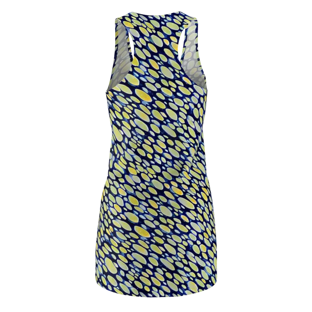 Midnight Citrine on Racerback Dress — Back