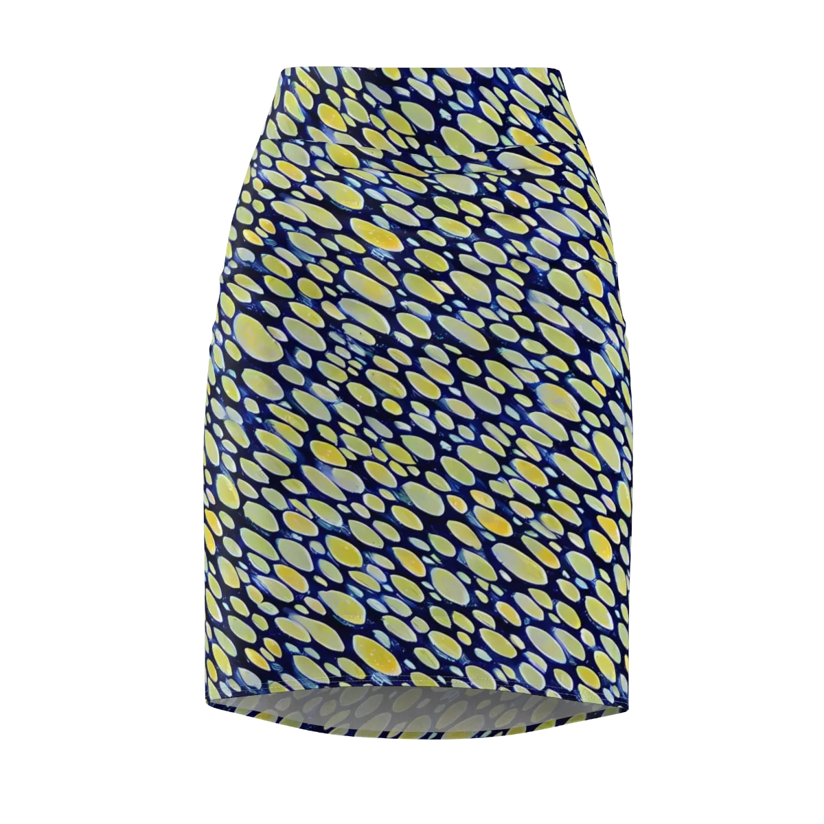 Midnight Citrine on Pencil Skirt — Front