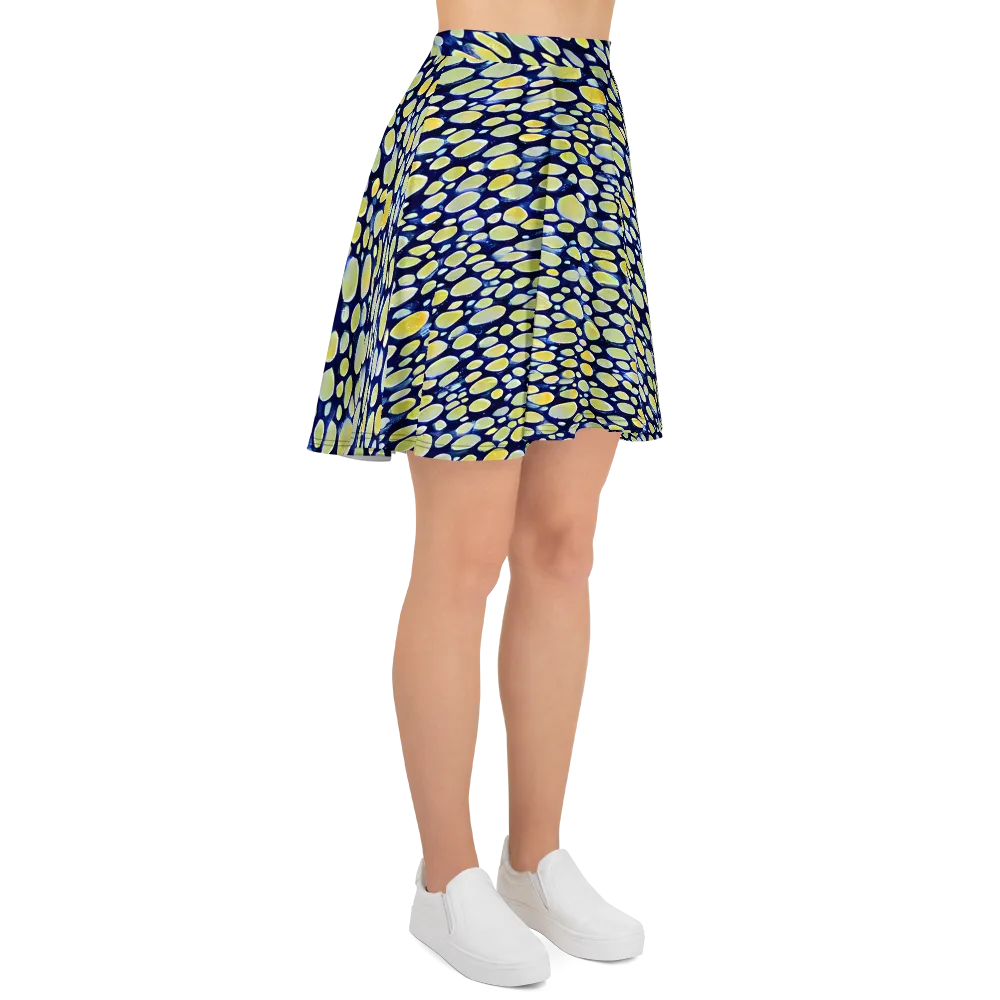 Midnight Citrine on Skater Skirt — Right