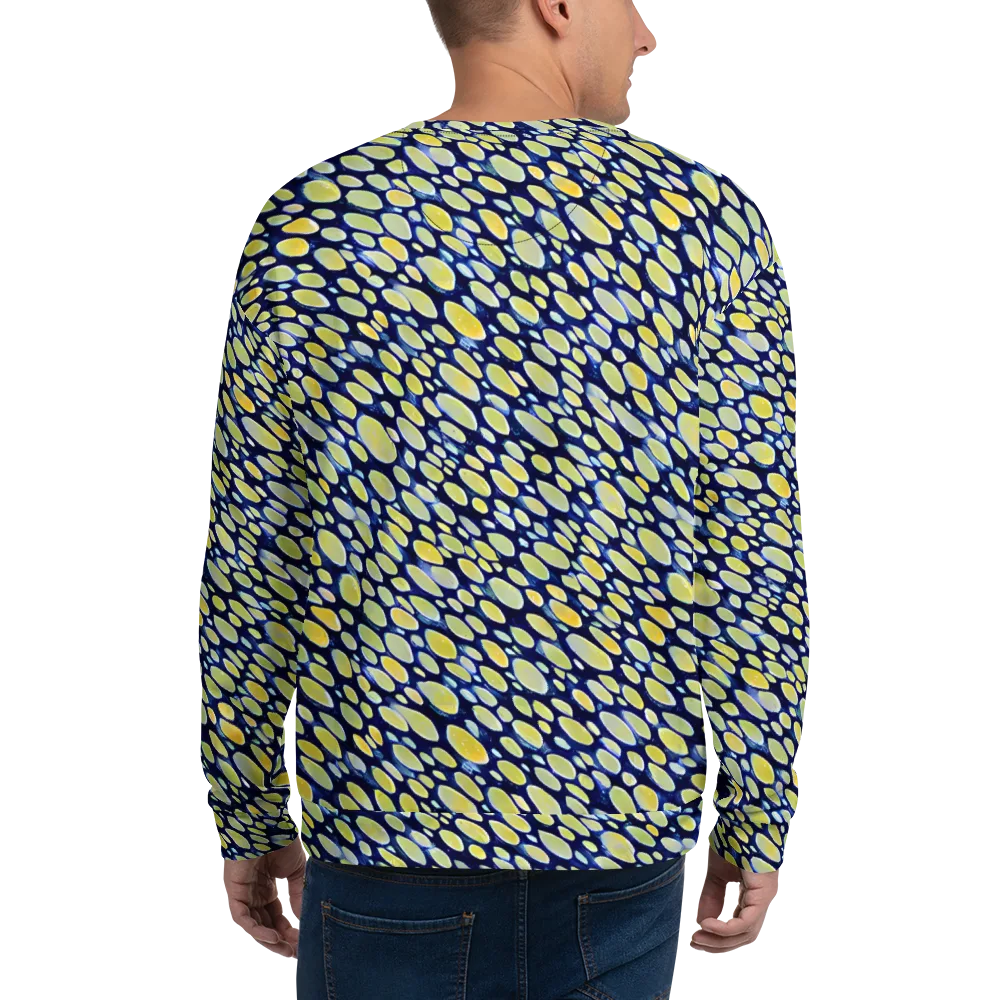 Midnight Citrine on Sweatshirt — Back