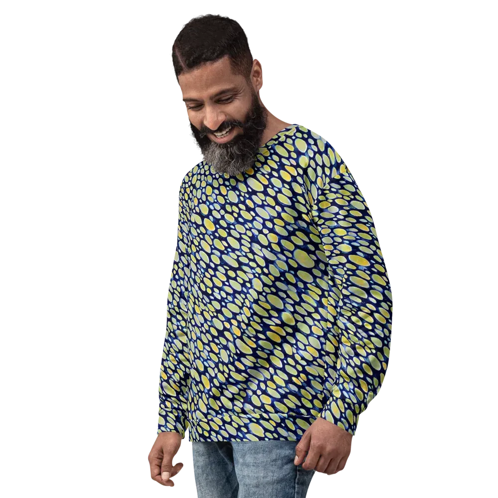 Midnight Citrine on Sweatshirt — Left Front