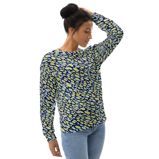 Midnight Citrine on a Sweatshirt