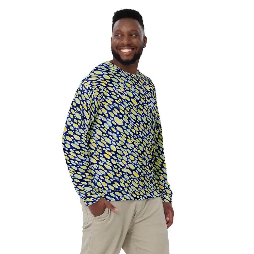 Midnight Citrine on Sweatshirt — Front
