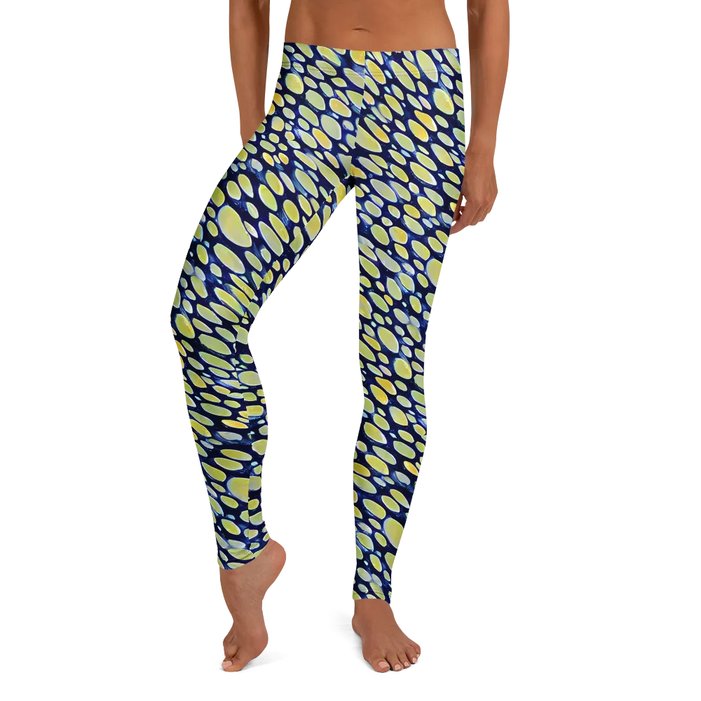 Midnight Citrine on Leggings — Front